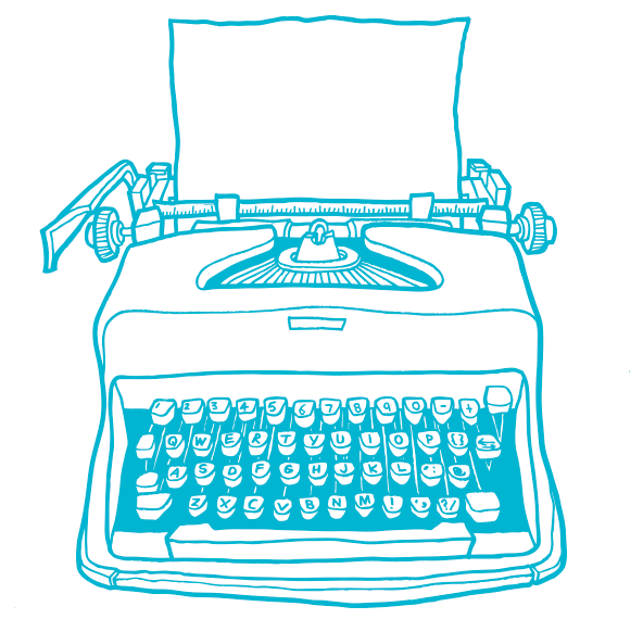 welcome turqoise typewriter welcome turqoise typewriter